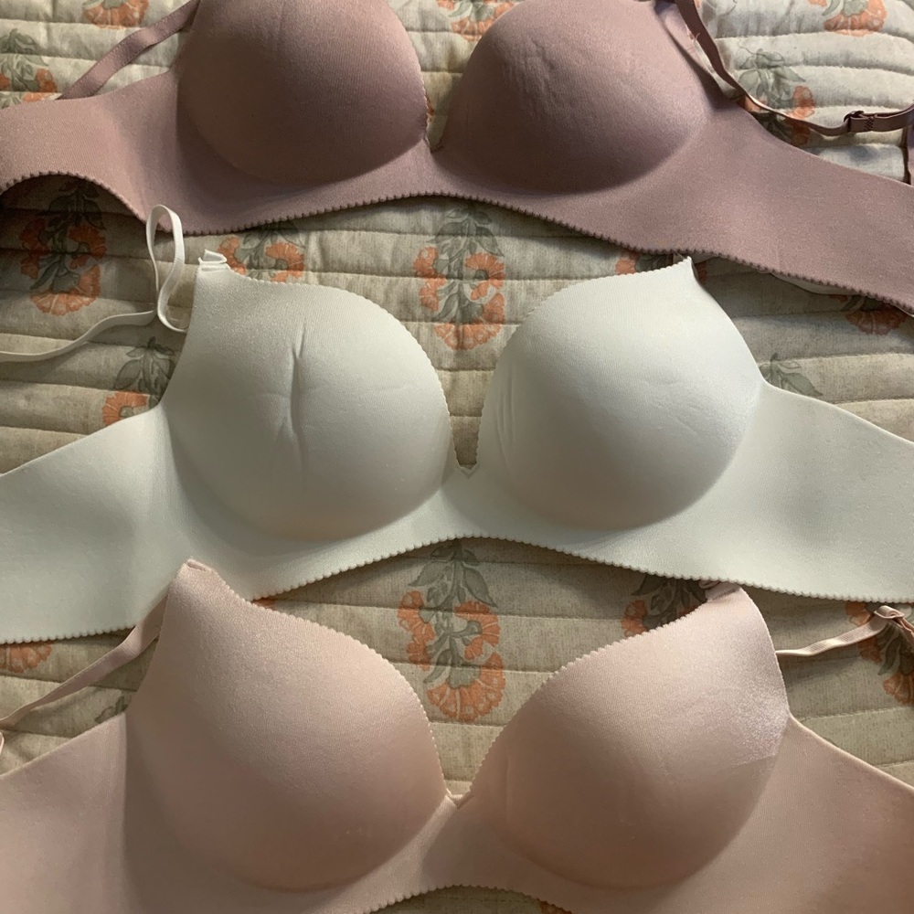 Sophie B Pink and White T-Shirt Bras Intimates